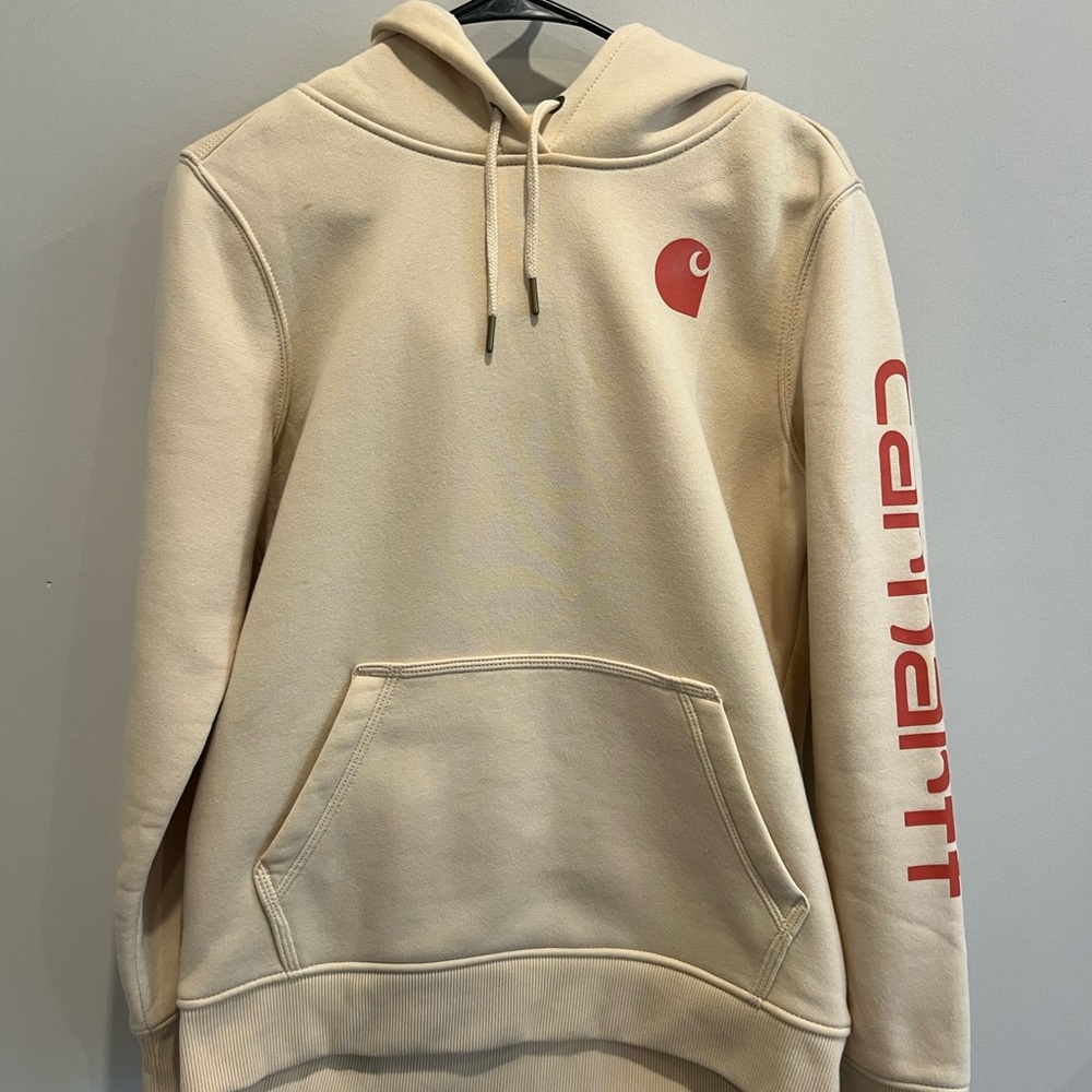 Cream Carhartt Hoodie